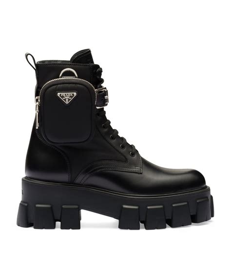 prada monolith black boots|prada monolith boots sale.